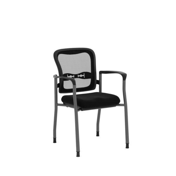Spice Stackable Guest Chair Titanium Frame