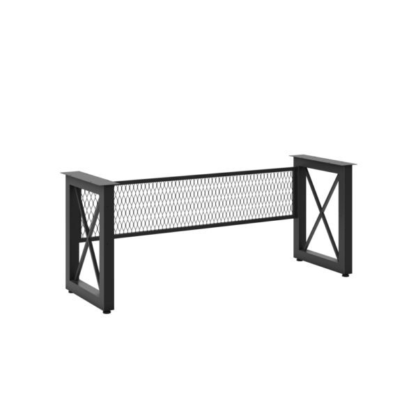 Ridge 30" x72" Desk Frame w/Wire Modesty