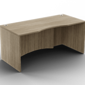 Ryker    30x66 Crvd Desk Shell w/Lam Mod