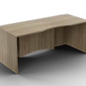 Ryker 30x71 Curved Desk Shell Laminate Modesty